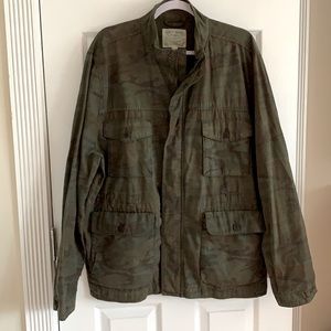 Lucky Brand Military Style Jacket Camo